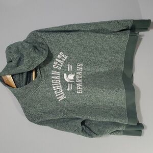 ProEdge top women's size medium M green white Michigan State Spartans ho…